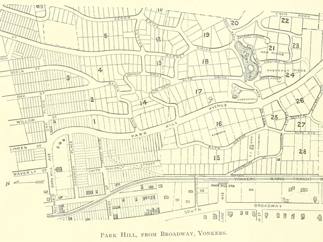 1892 American Real Estate Investment Union map of Park Hill.