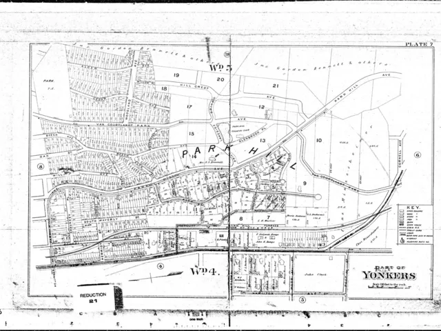 First page thumbnail of the 1896 Park Hill atlas map.