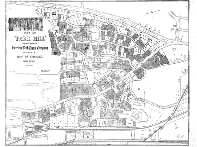 First page thumbnail of a 1915 Park Hill map.